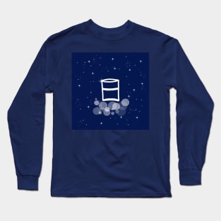 barrel, container, vessel, oil, petroleum, illustration, night, cosmoc, space, galaxy, stars Long Sleeve T-Shirt